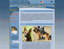 Tablet Screenshot of delconosur.net